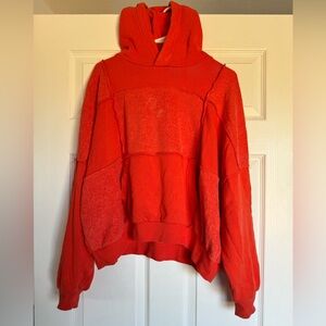 American Eagle Outfitters Red Cowl Neck Sweater